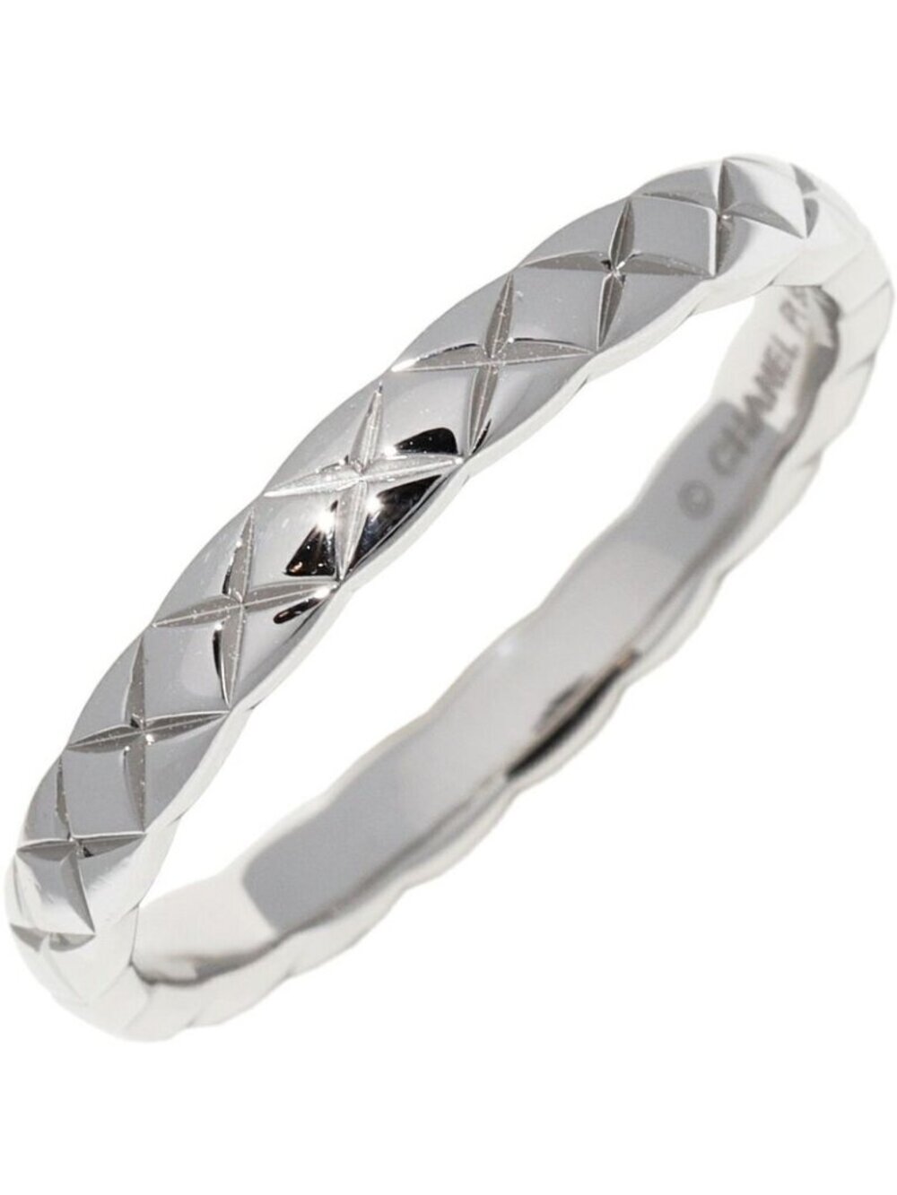 Chanel Pt950 Coco Crush Wedding Ring Width 28 mm - Picture 1 of 6